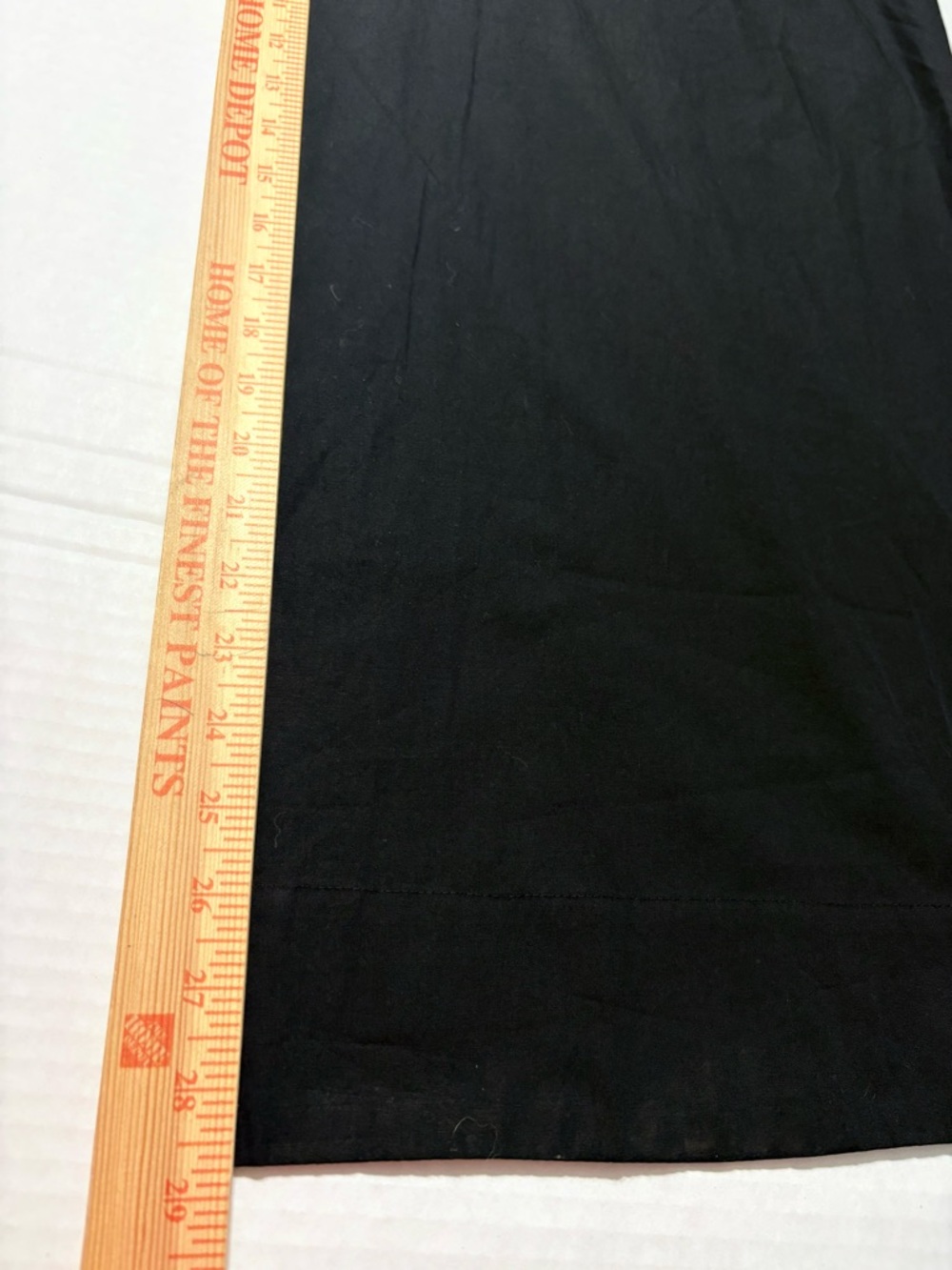 Band of the Free Strapless Black Wide-Leg Jumpsuit w Pleated Bodice Smocked Back - Picture 14 of 15